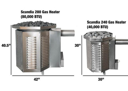 Scandia 40,000 BTU Gas Sauna Heater