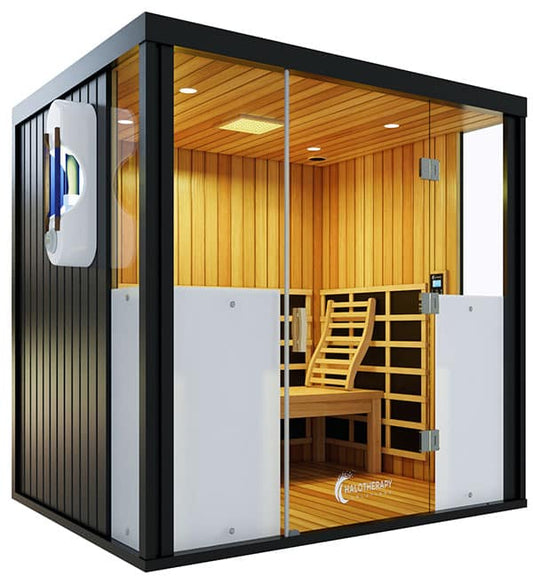 4 Person Indoor Dry Salt Infrared ADA compliant Sauna