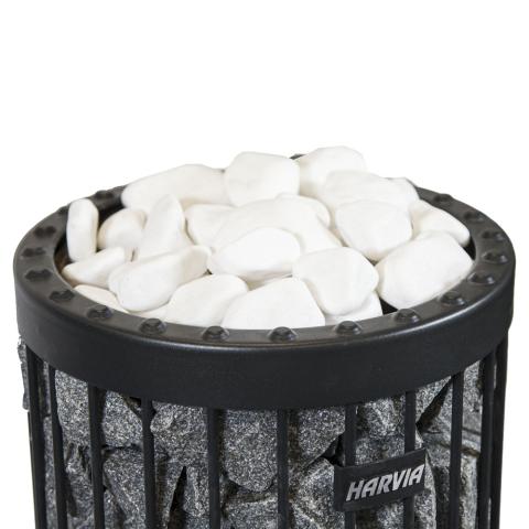 Harvia White Rounded Sauna Stones