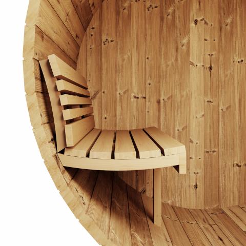SaunaLife ERGO E6 Series Backyard 3-Person Sauna Barrel