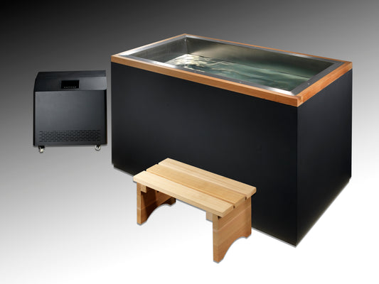 Dynamic Cold Therapy "CUBOID" Stainless Steel Extra Large Cold Plunge