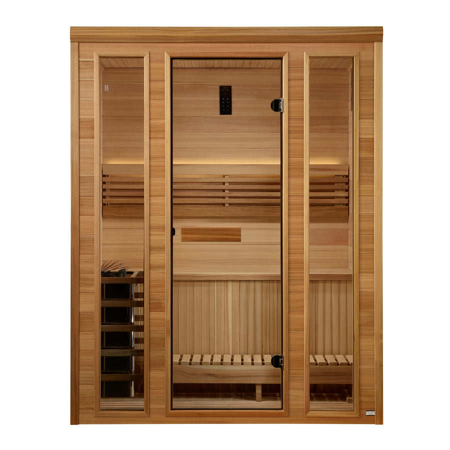 Golden Designs "Andermatt Edition" 3 Person Traditional Sauna