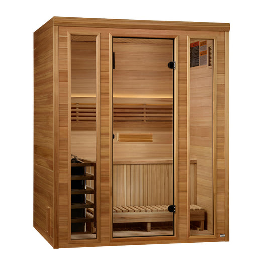 Golden Designs "Andermatt Edition" 3 Person Traditional Sauna