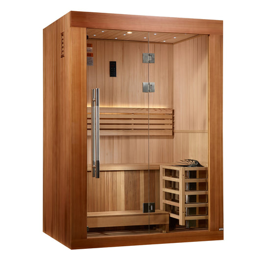 Golden Designs "Sundsvall Edition" 2 Person Traditional Sauna