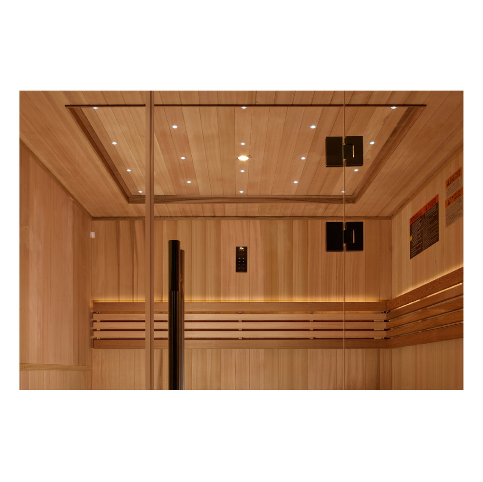 Golden Designs 2025 updated "Osla Edition" 6 Person Traditional Sauna