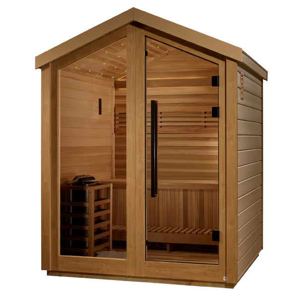 Golden Designs "Savonlinna" 3-Person Outdoor Traditional Sauna