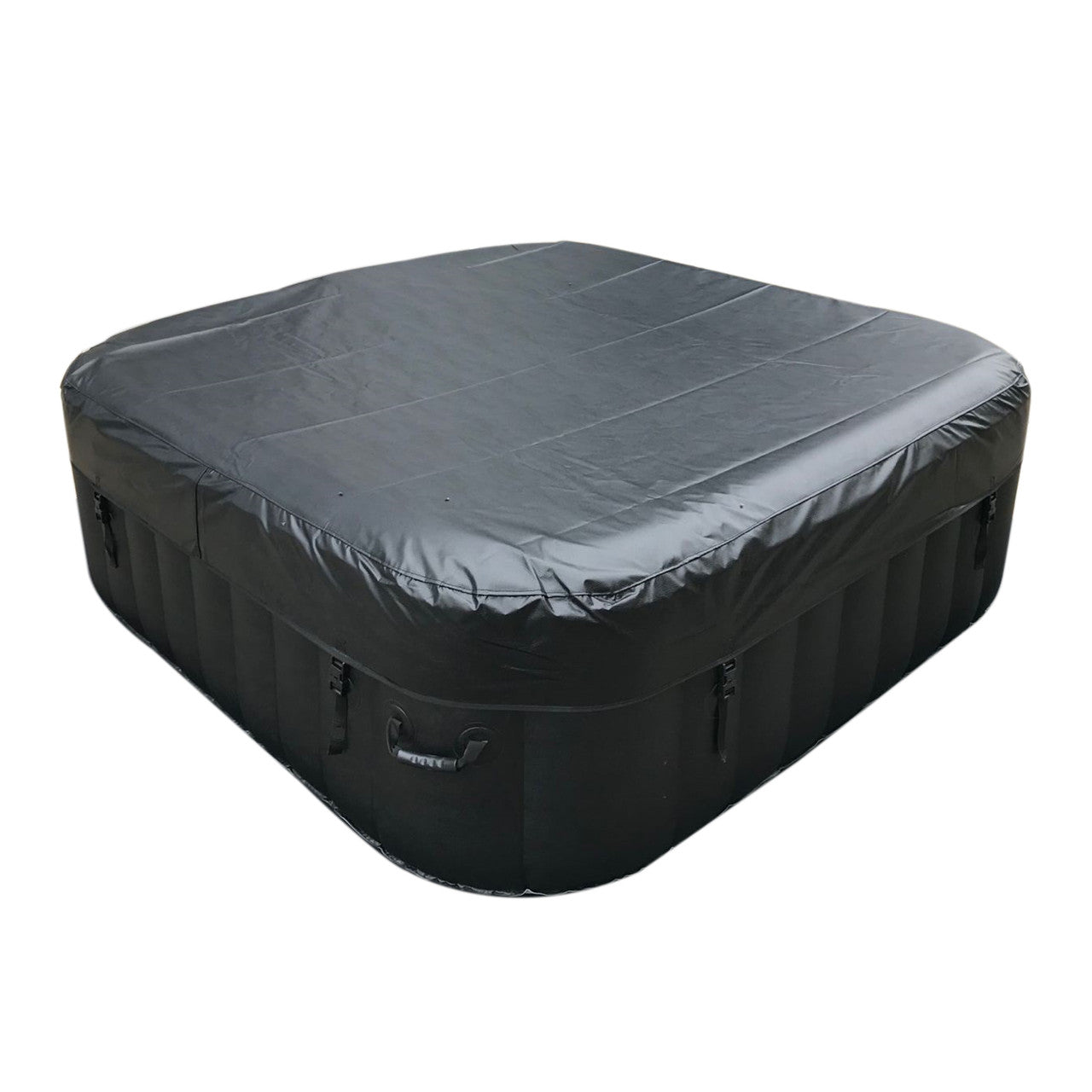 Inflatable Jetted 6-Person Square Hot Tub & Cover - 265 gal