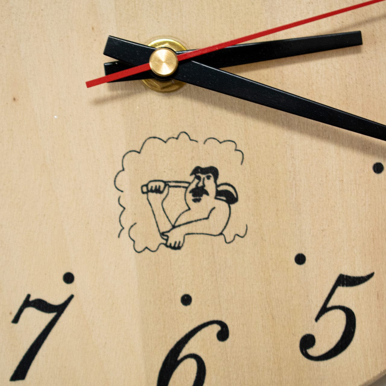 Aleko KDS04-AP Pine Wood Analog Sauna Clock
