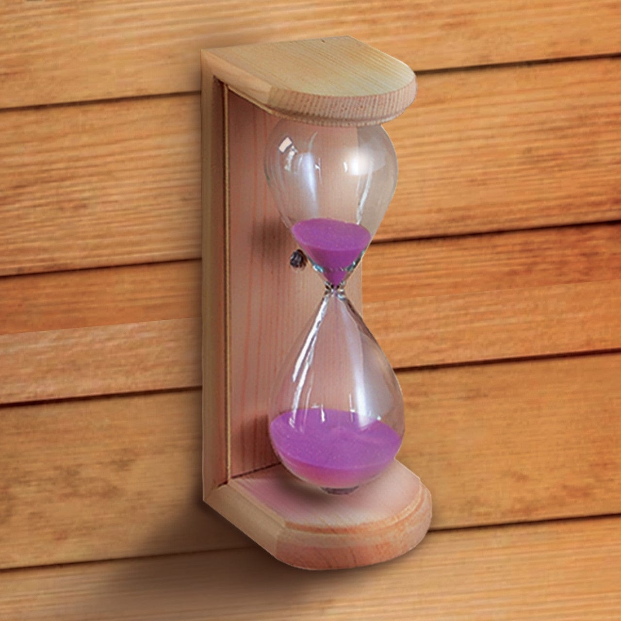 Aleko KDS05-AP Pine Wood Sauna Hourglass Sand Timer