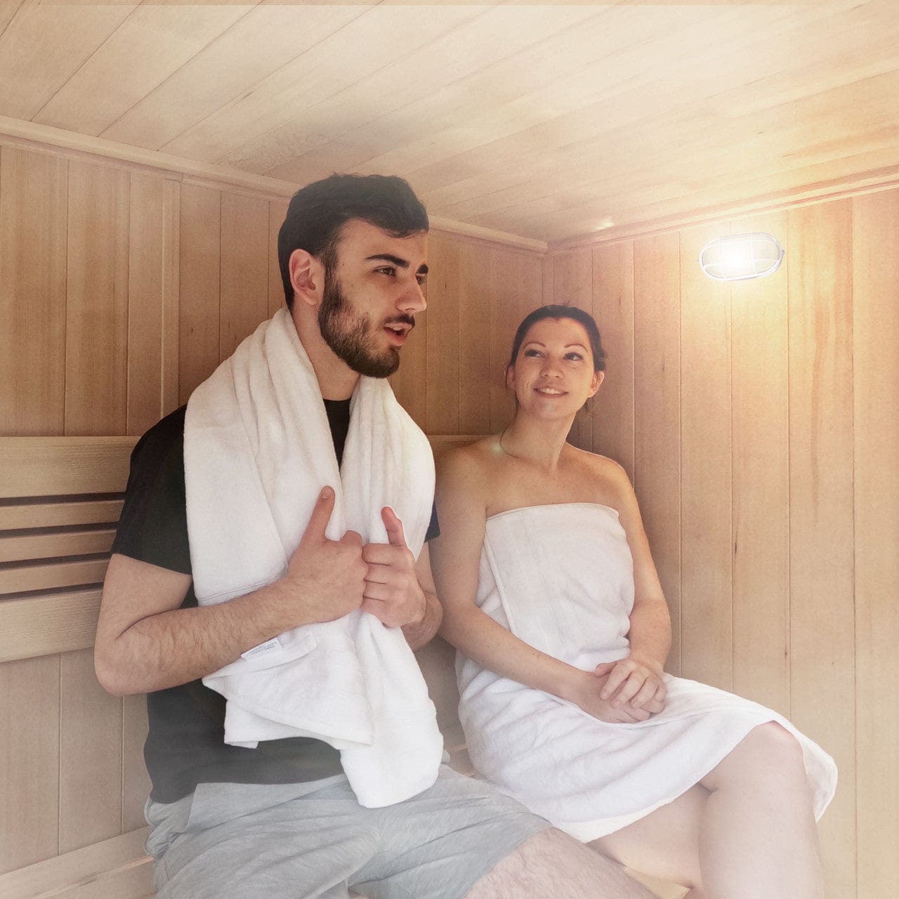 Aleko KDS08-AP Wall-Mounted Durable Lamp for Sauna