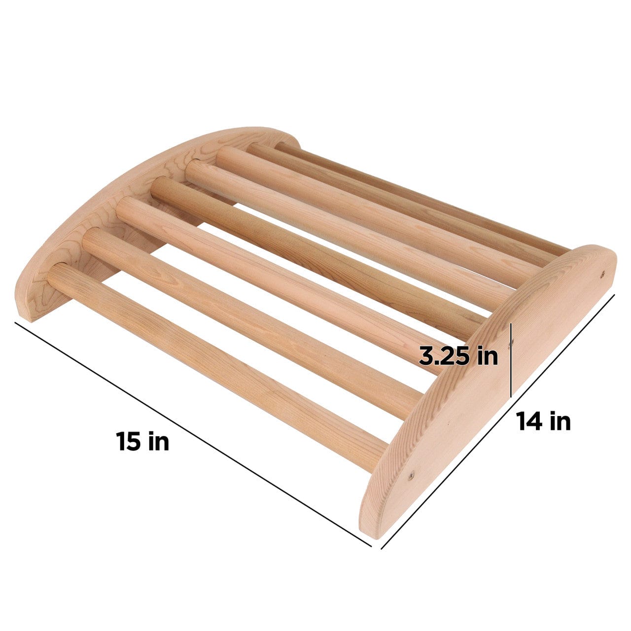 Aleko SABACKRED-AP Wooden Sauna Backrest - Red Cedar