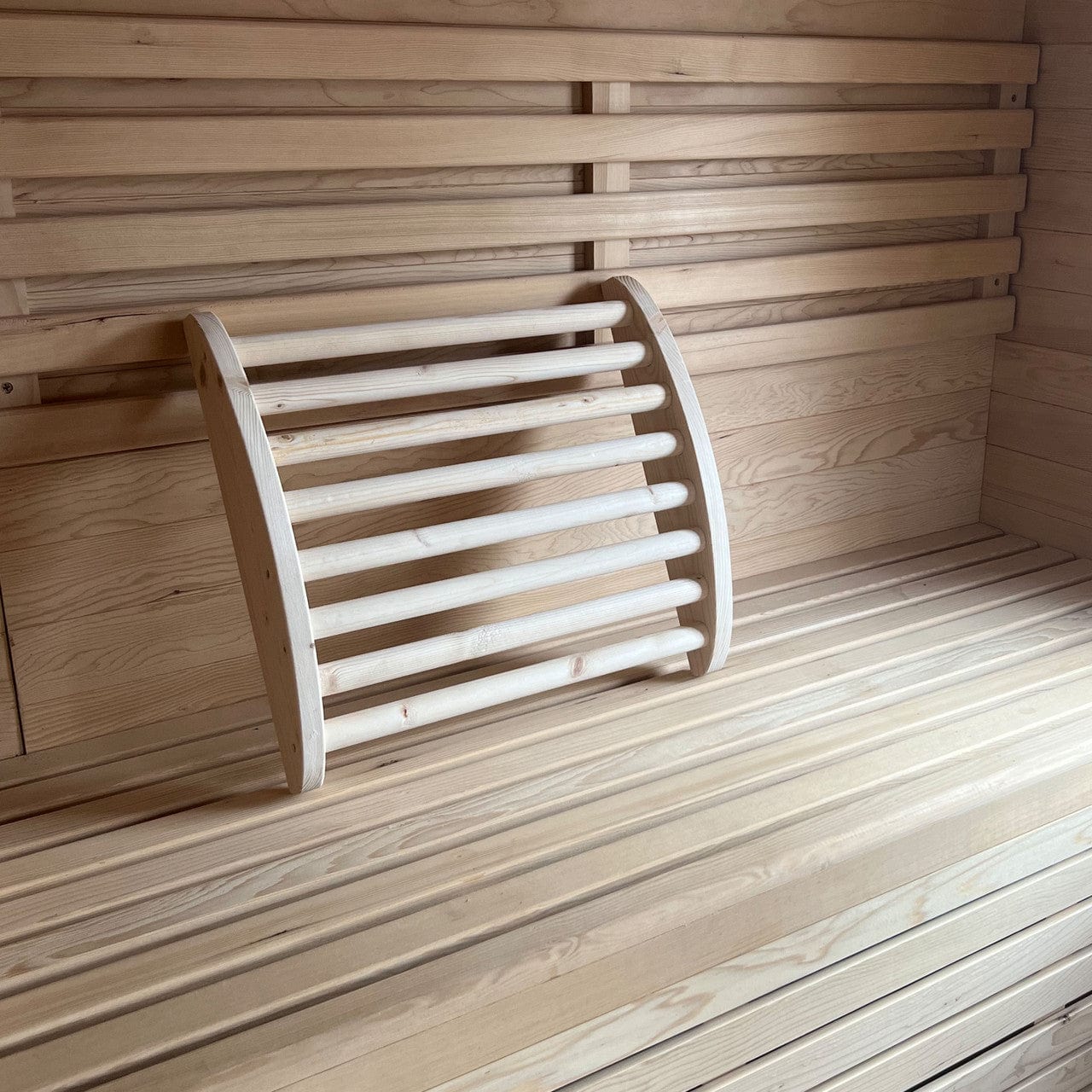 Aleko SABACKWT-AP Wooden Sauna Backrest - White Pine