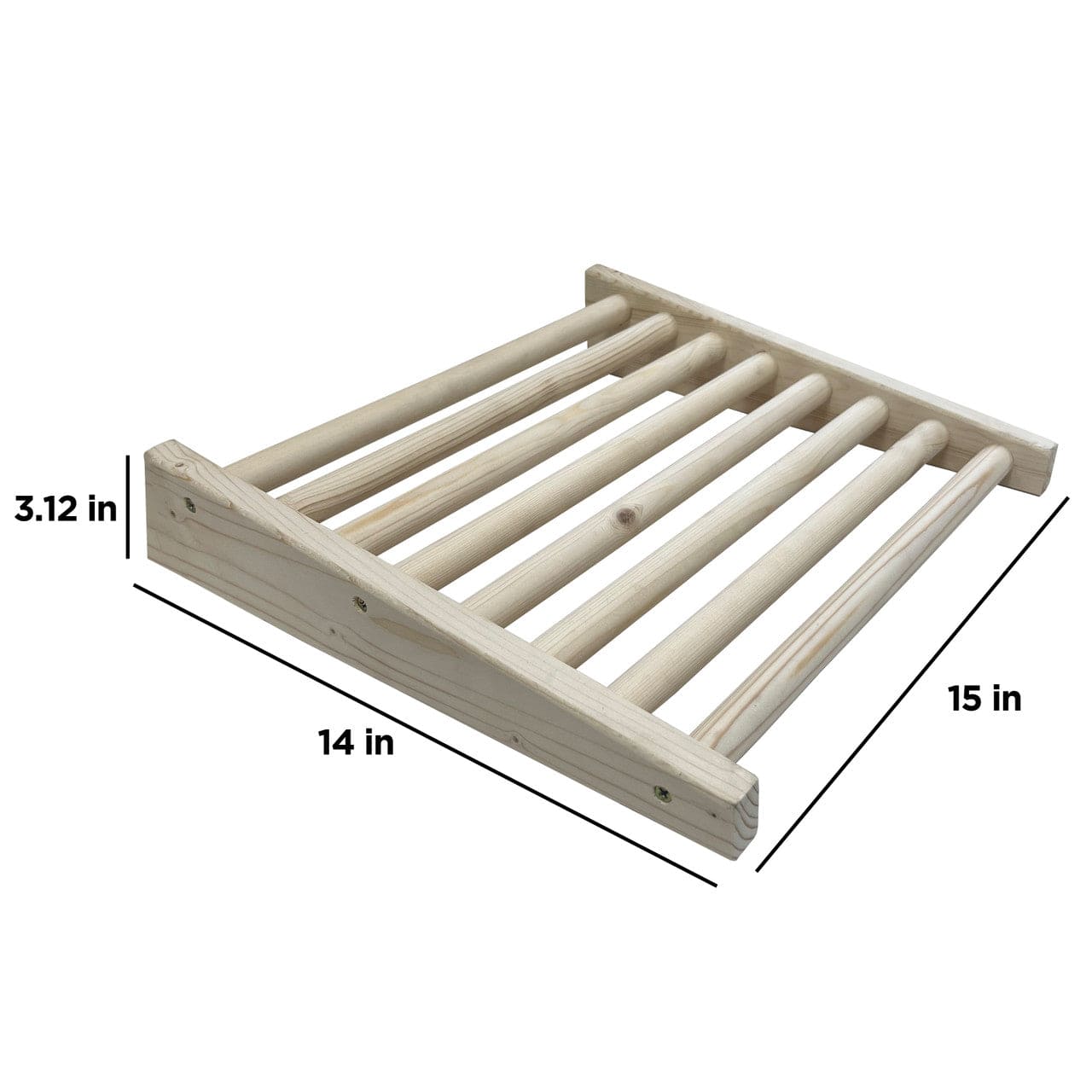 Aleko SAPILWT-AP Sauna Headrest Pillow - White Pine