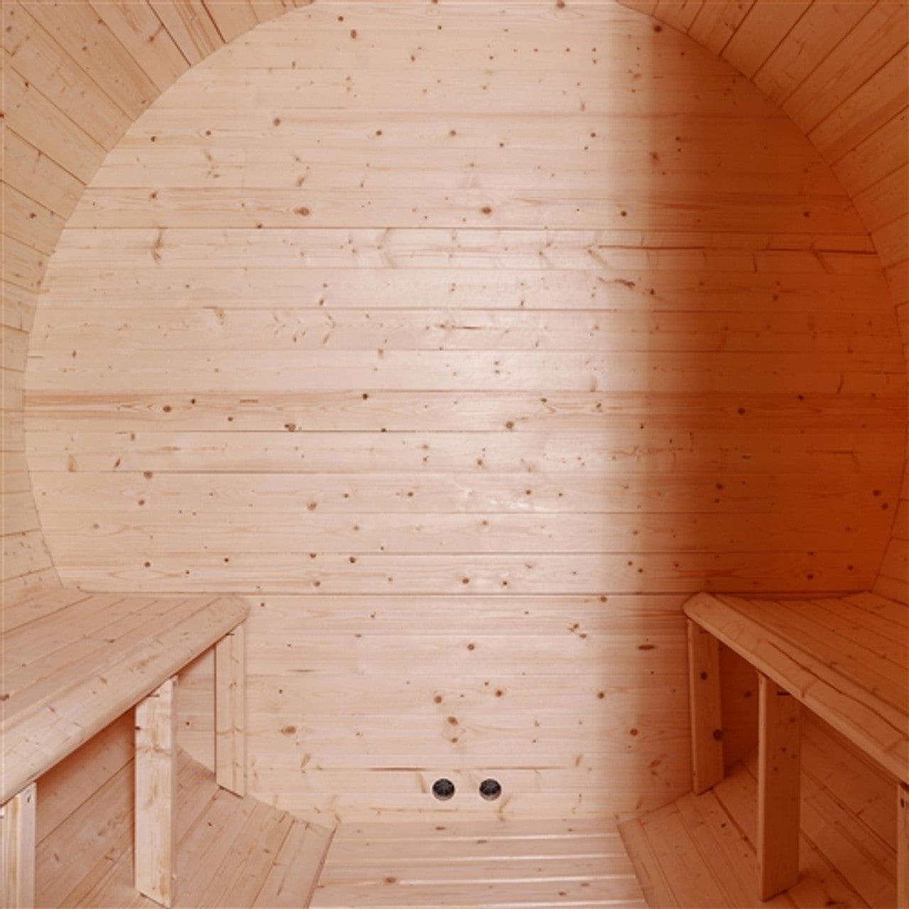 Aleko SB4PINE-AP Outdoor / Indoor White Pine 4-Person Barrel Sauna - with Bitumen Shingle Roofing