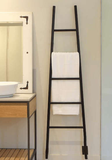 Jeeves Model A Ladder 5 Bar Hardwired Drying Rack eSteamed Saunas