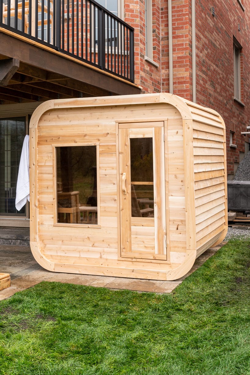 Dundalk CTC22LU Canadian Timber Luna Sauna 4 Person Sauna CTC22LU with Harvia KIP 8KW Sauna Heater Included