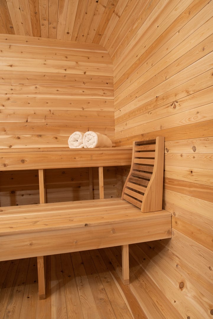 Dundalk CTC22LU Canadian Timber Luna Sauna 4 Person Sauna CTC22LU with Harvia KIP 8KW Sauna Heater Included