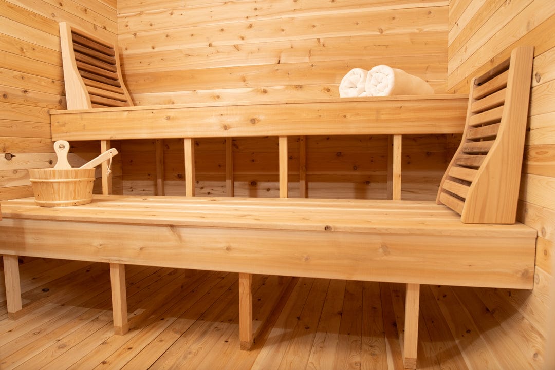 Dundalk CTC22LU Canadian Timber Luna Sauna 4 Person Sauna CTC22LU with Harvia KIP 8KW Sauna Heater Included