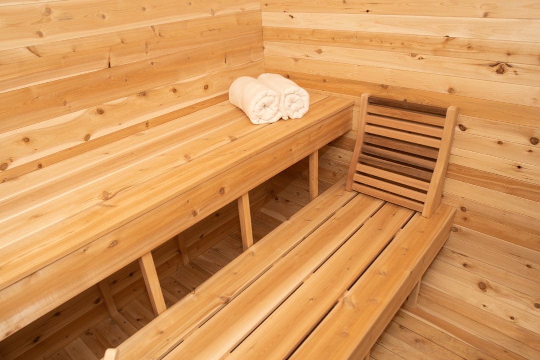 Dundalk CTC22LU Canadian Timber Luna Sauna 4 Person Sauna CTC22LU with Harvia KIP 8KW Sauna Heater Included