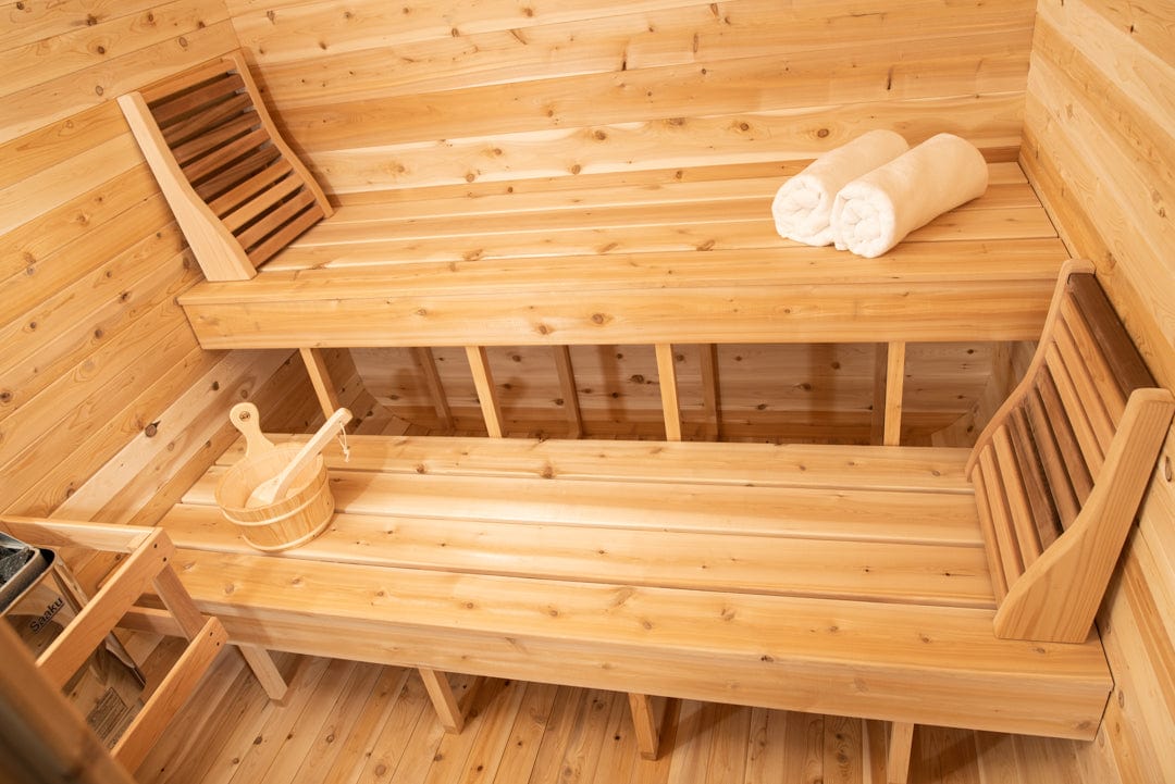 Dundalk CTC22LU Canadian Timber Luna Sauna 4 Person Sauna CTC22LU with Harvia KIP 8KW Sauna Heater Included