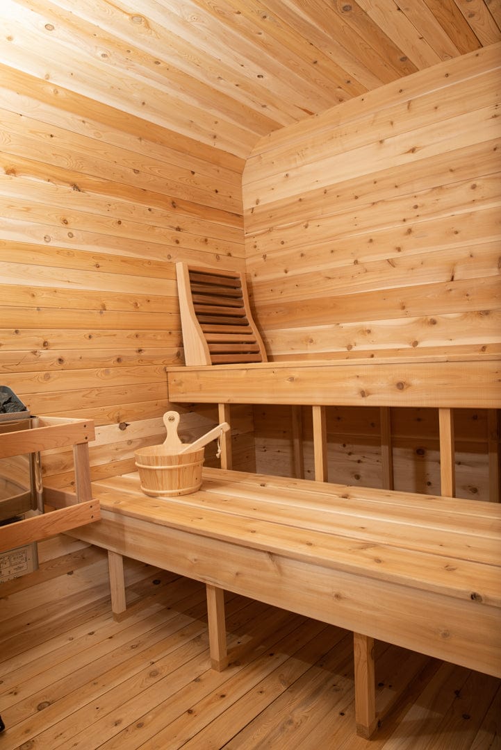 Dundalk CTC22LU Canadian Timber Luna Sauna 4 Person Sauna CTC22LU with Harvia KIP 8KW Sauna Heater Included