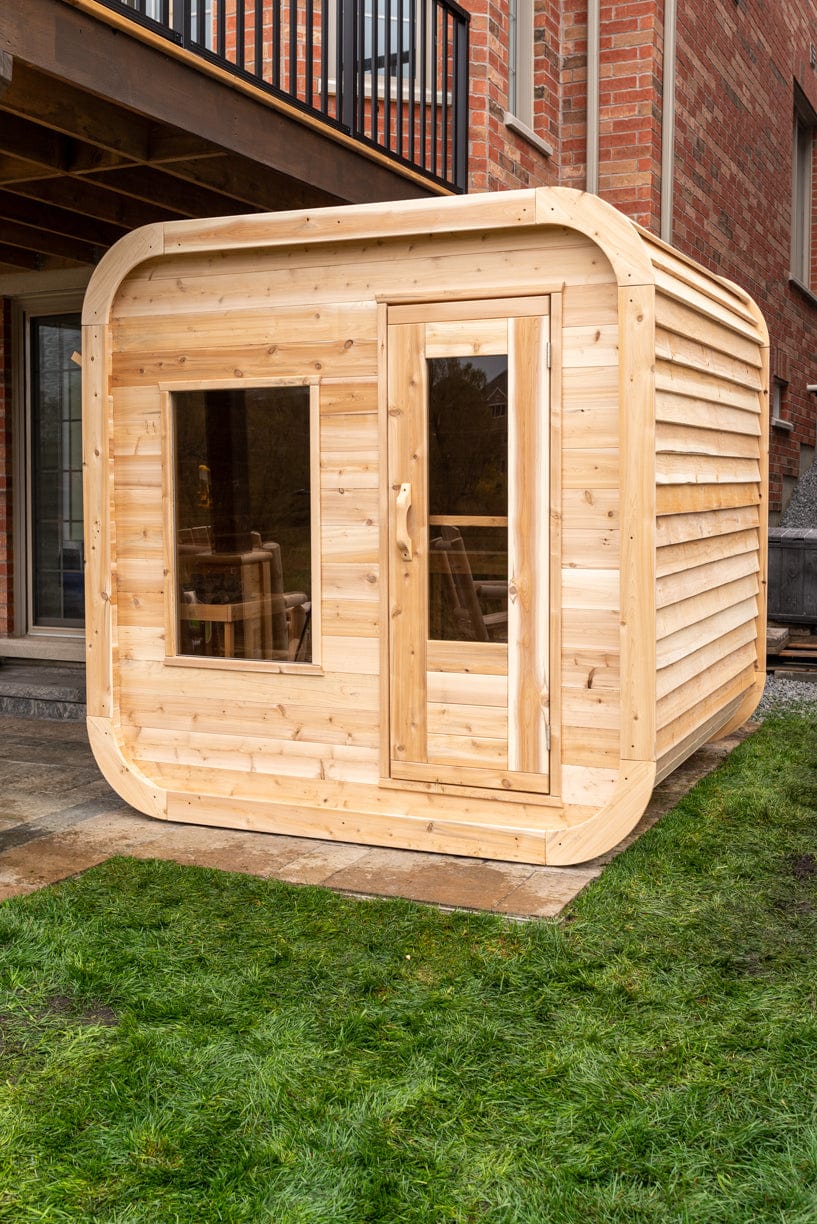 Dundalk CTC22LU Canadian Timber Luna Sauna 4 Person Sauna CTC22LU with Harvia KIP 8KW Sauna Heater Included