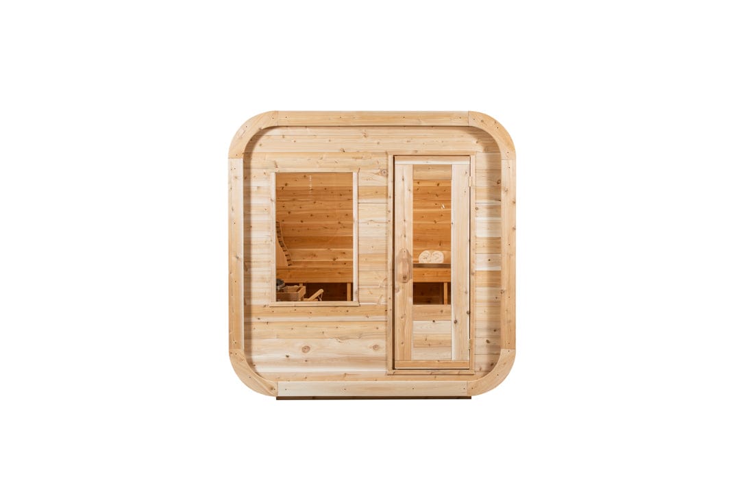 Dundalk CTC22LU Canadian Timber Luna Sauna 4 Person Sauna CTC22LU with Harvia KIP 8KW Sauna Heater Included