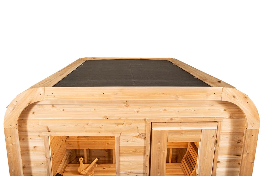 Dundalk CTC22LU Canadian Timber Luna Sauna 4 Person Sauna CTC22LU with Harvia KIP 8KW Sauna Heater Included