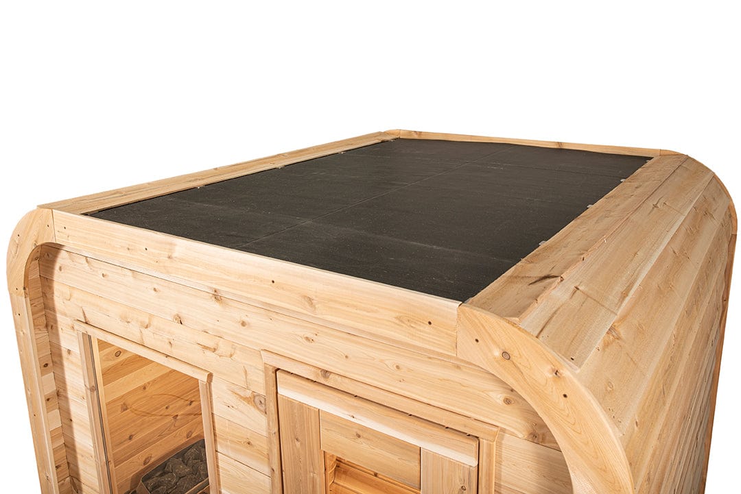 Dundalk CTC22LU Canadian Timber Luna Sauna 4 Person Sauna CTC22LU with Harvia KIP 8KW Sauna Heater Included