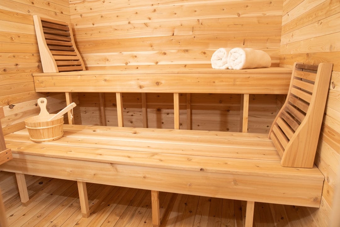 Dundalk CTC22LU Canadian Timber Luna Sauna 4 Person Sauna CTC22LU with Harvia KIP 8KW Sauna Heater Included