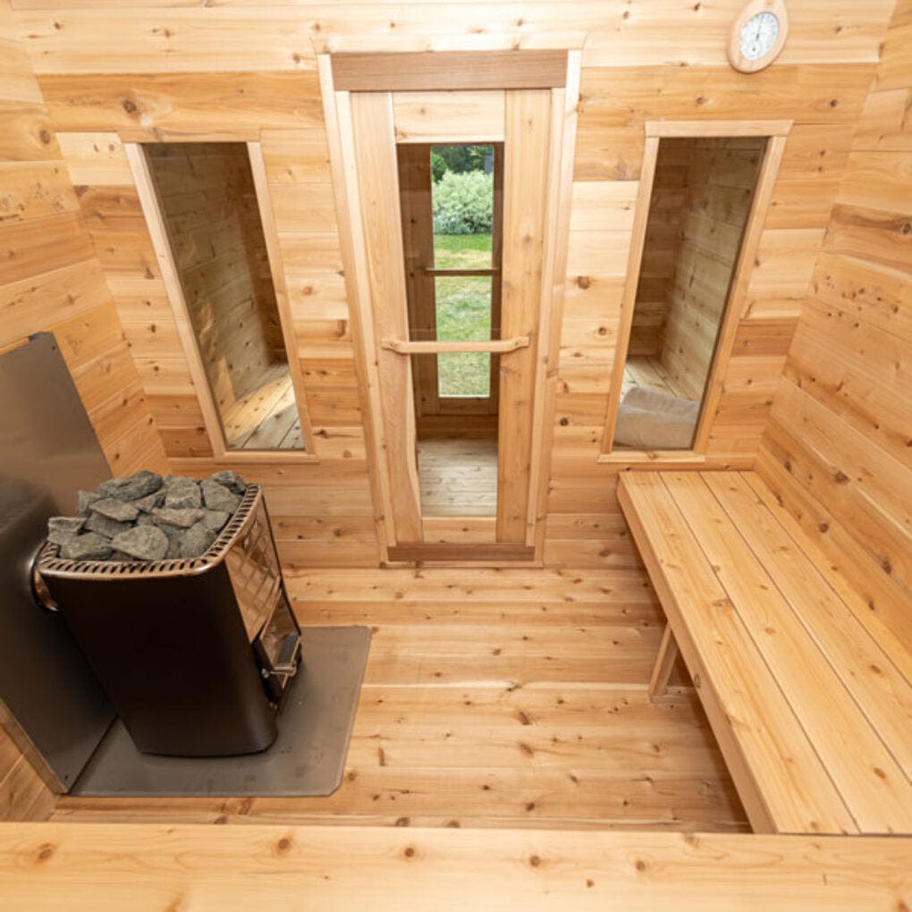 Dundalk CTC88CW Georgian Cabin 6-person Sauna with Changeroom