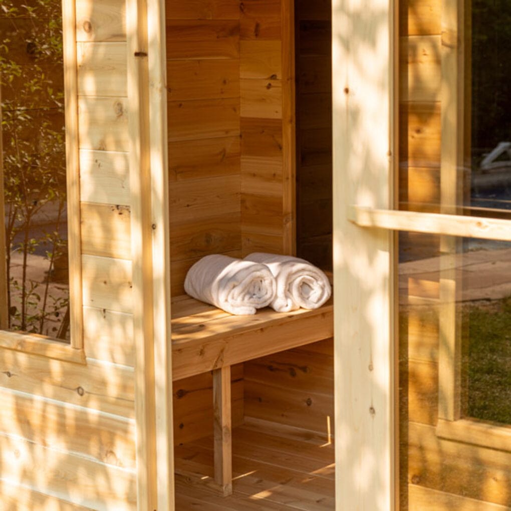 Dundalk CTC88CW Georgian Cabin 6-person Sauna with Changeroom