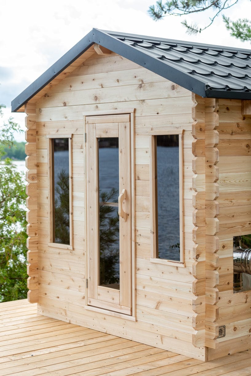 Dundalk Sauna CTC88W Georgian Cabin 6-Person Sauna CTC88W package with Harvia 8KW Heater and accessories