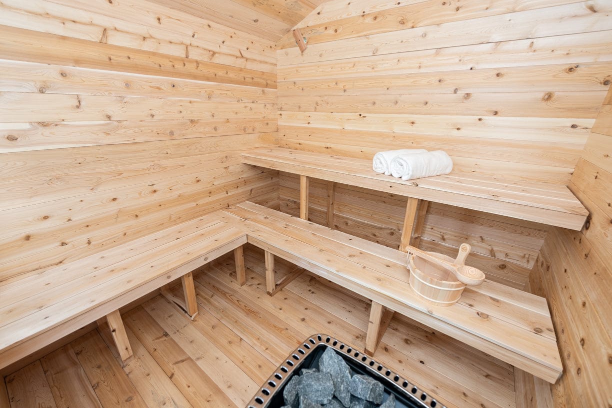 Dundalk Sauna CTC88W Georgian Cabin 6-Person Sauna CTC88W package with Harvia 8KW Heater and accessories