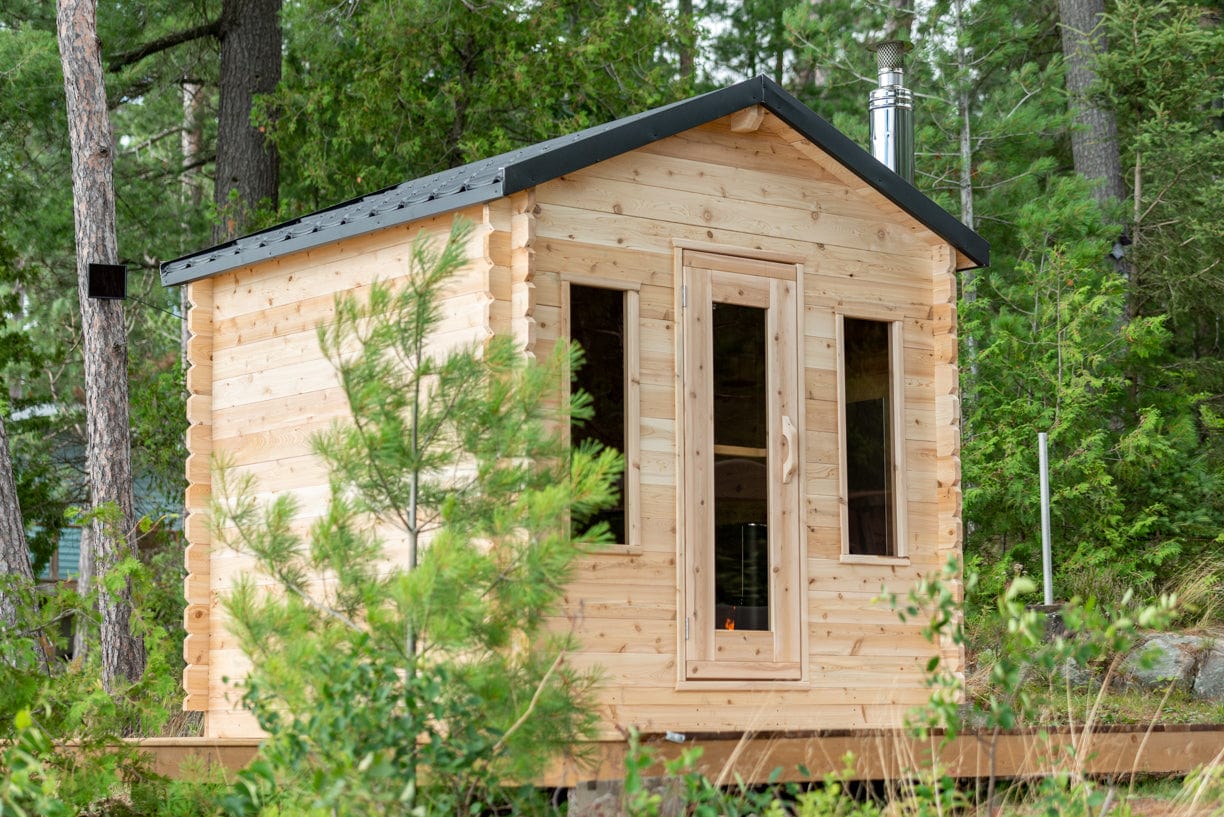 Dundalk Sauna CTC88W Georgian Cabin 6-Person Sauna CTC88W package with Harvia 8KW Heater and accessories