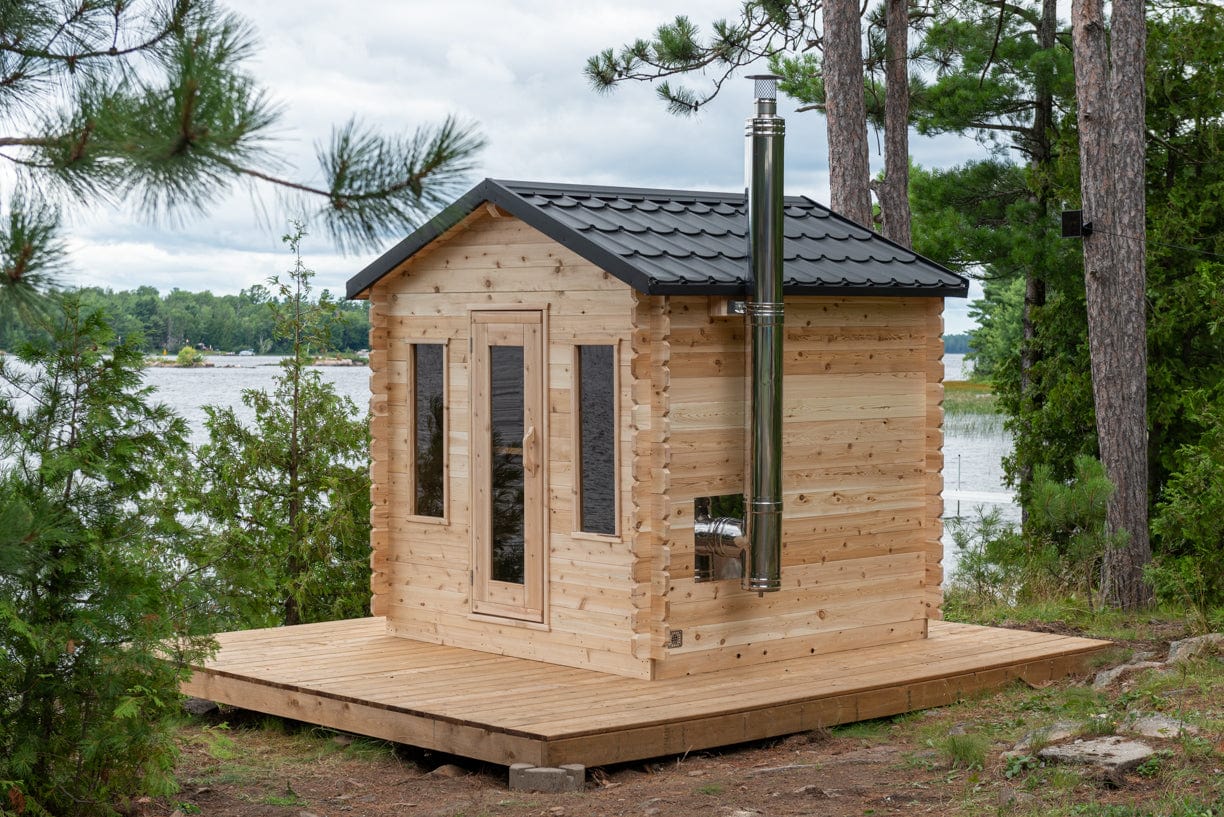 Dundalk Sauna CTC88W-standalone Georgian Cabin 6-Person Sauna CTC88W *standalone* sauna