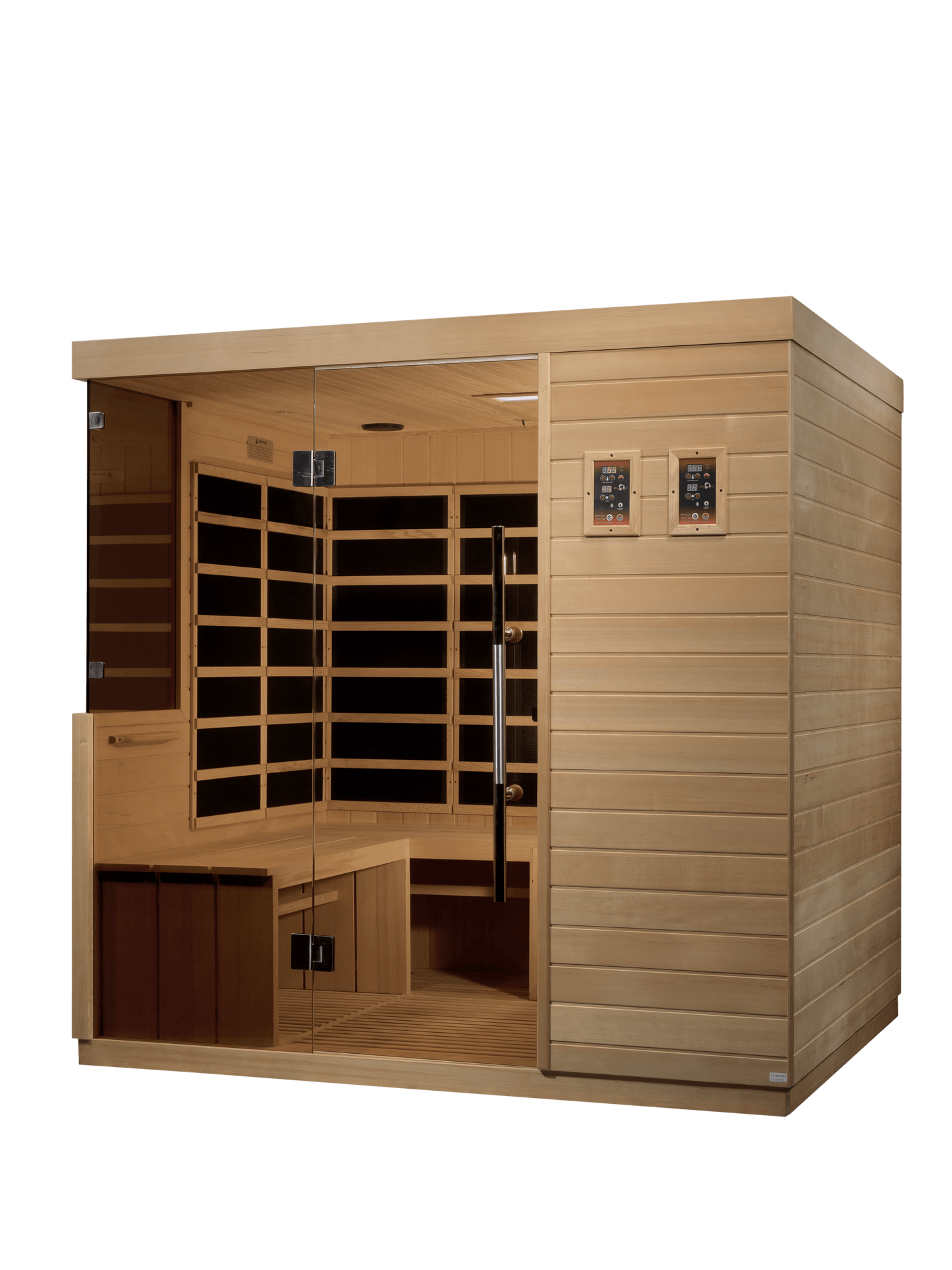 Dynamic Saunas DYN-5860-01 Dynamic "La Sagrada" 6-Person Ultra Low EMF Infrared Sauna