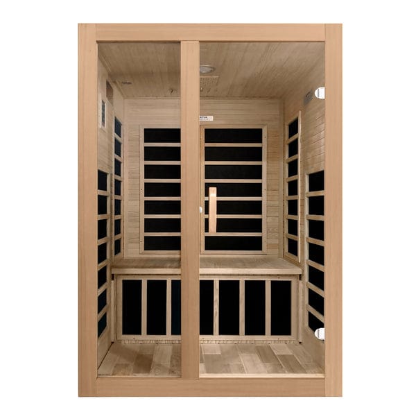 Dynamic Saunas DYN-6209-01 Dynamic Santaigo 2-person Low EMF FAR Infrared Sauna