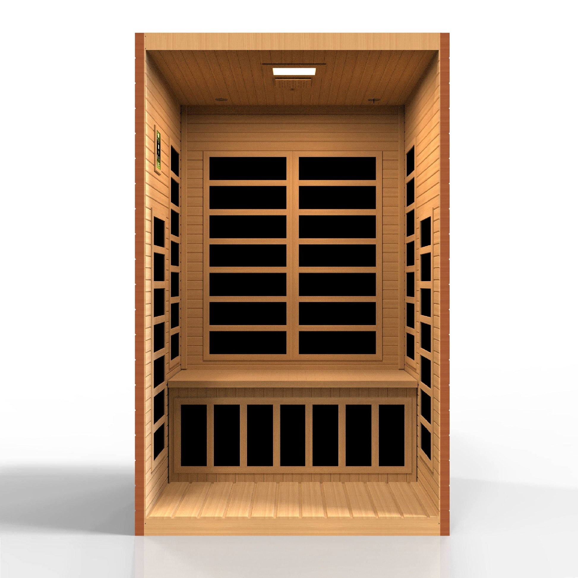 Dynamic Saunas DYN-6209-02-Elite Dynamic Santiago Elite 2-person Ultra Low EMF  FAR Infrared Sauna