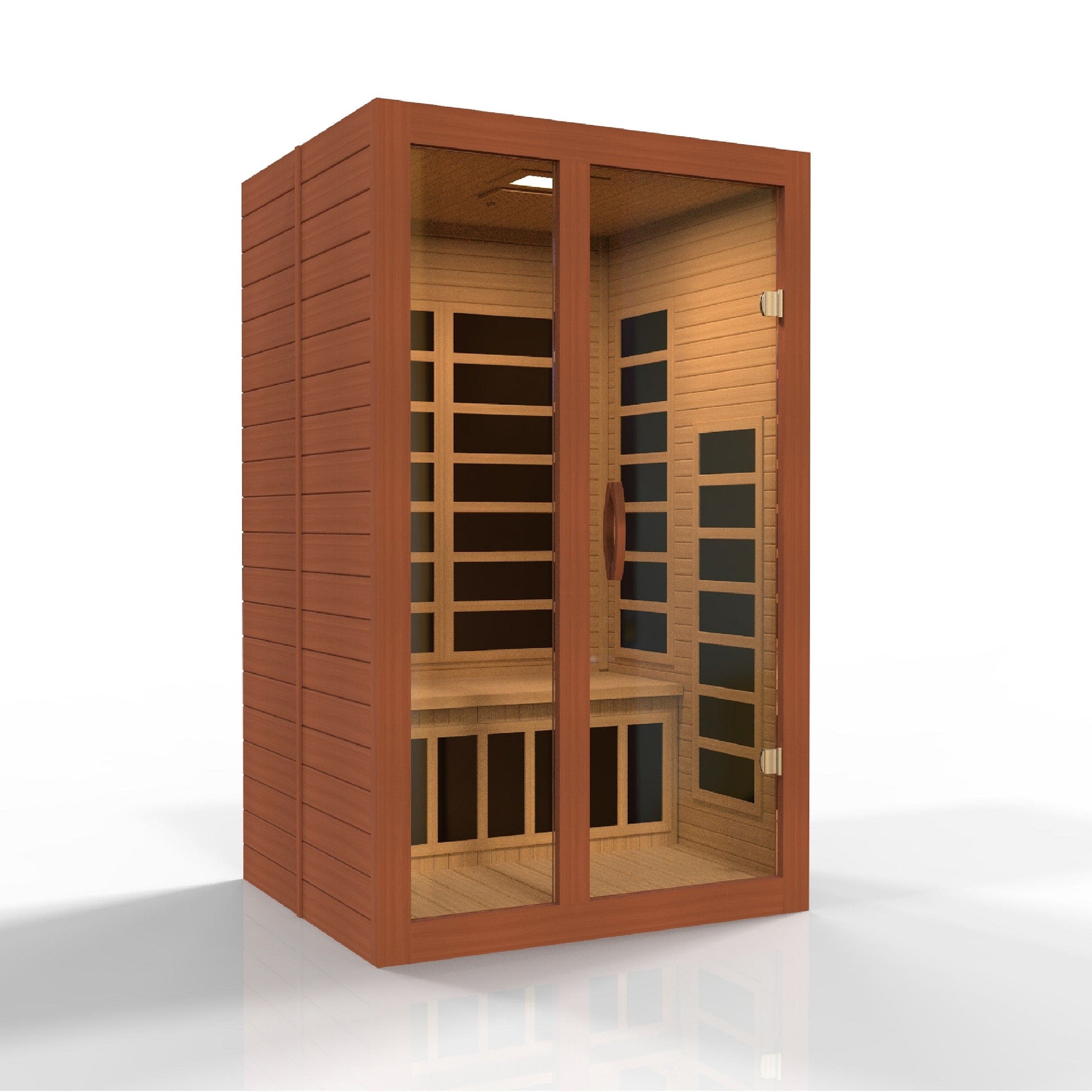 Dynamic Saunas DYN-6209-02-Elite Dynamic Santiago Elite 2-person Ultra Low EMF  FAR Infrared Sauna