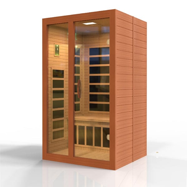 Dynamic Saunas DYN-6209-02-Elite Dynamic Santiago Elite 2-person Ultra Low EMF  FAR Infrared Sauna