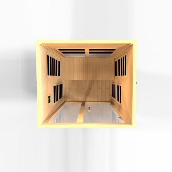 Dynamic Saunas DYN-6209-02-Elite Dynamic Santiago Elite 2-person Ultra Low EMF  FAR Infrared Sauna