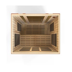 Dynamic Saunas DYN-6306-01 Dynamic "Bellagio" 3-person Low EMF Far Infrared Sauna