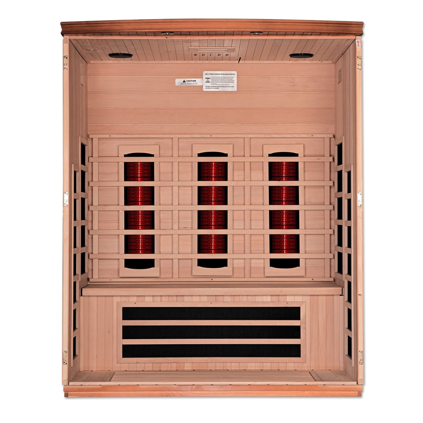 Dynamic Saunas DYN-6336-03-FS Dynamic "Lugano" 3-Person Full Spectrum Infrared Sauna