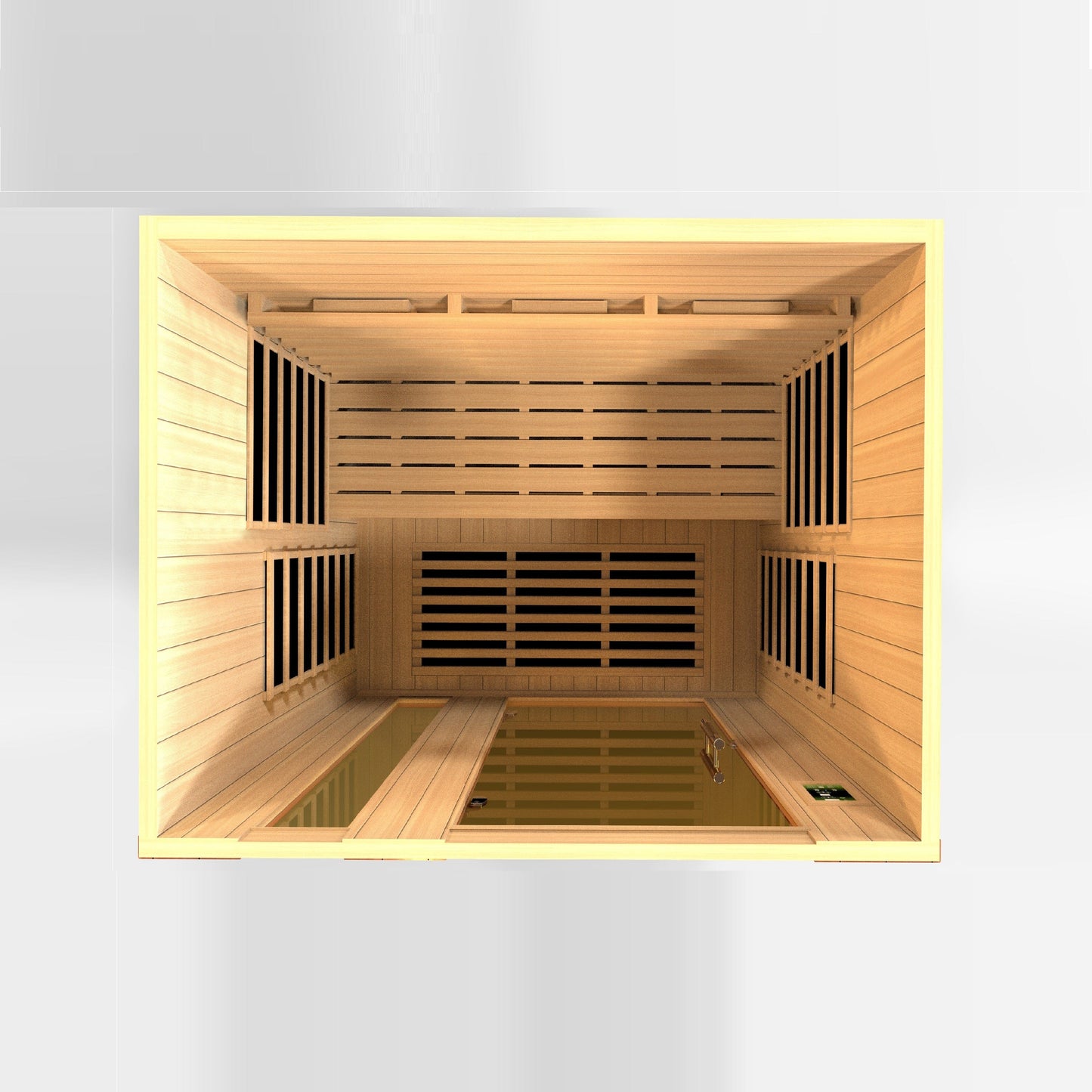 Dynamic Saunas DYN-6336-03-FS Dynamic "Lugano" 3-Person Full Spectrum Infrared Sauna