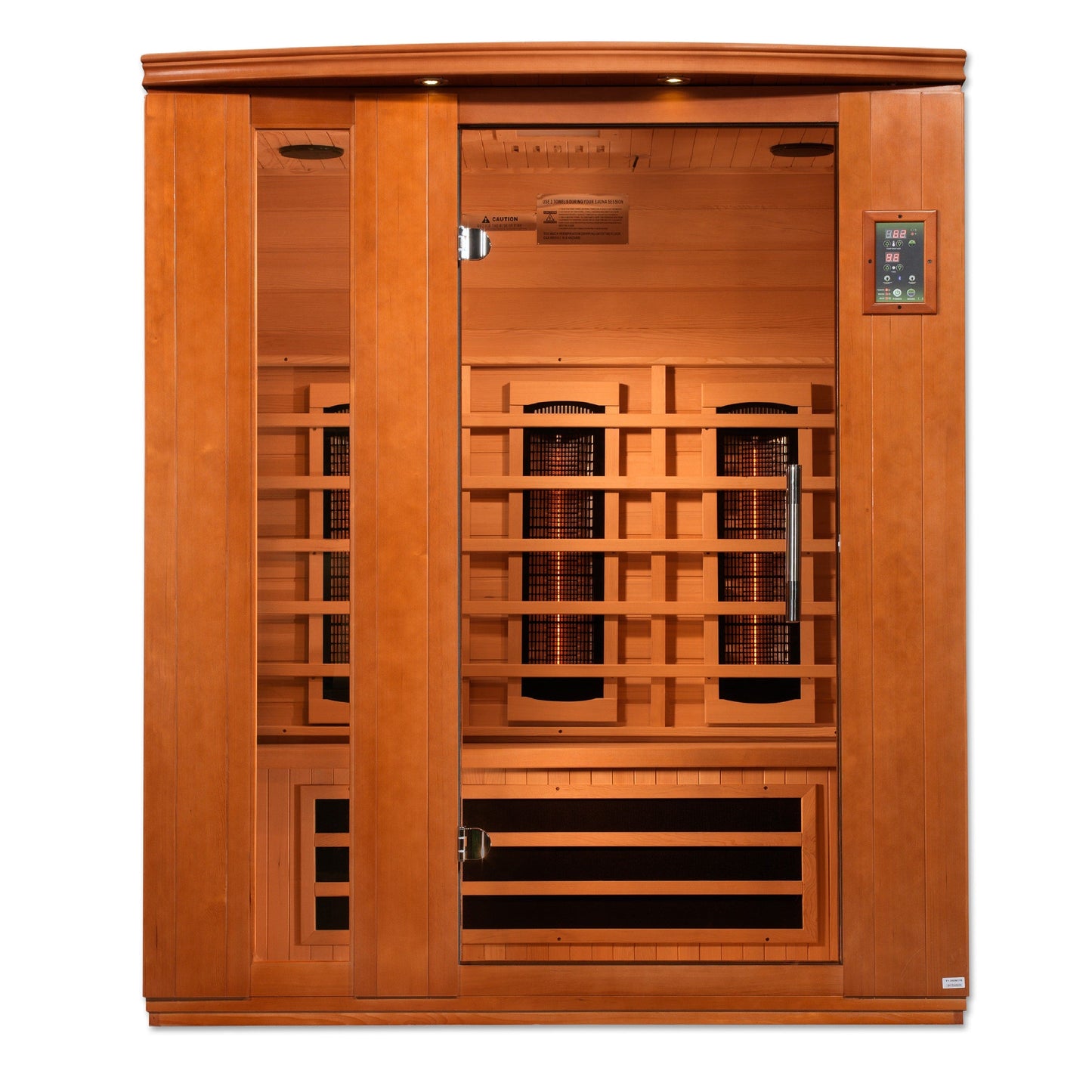 Dynamic Saunas DYN-6336-03-FS Dynamic "Lugano" 3-Person Full Spectrum Infrared Sauna