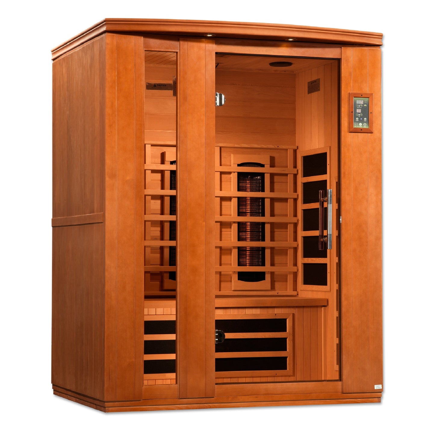 Dynamic Saunas DYN-6336-03-FS Dynamic "Lugano" 3-Person Full Spectrum Infrared Sauna