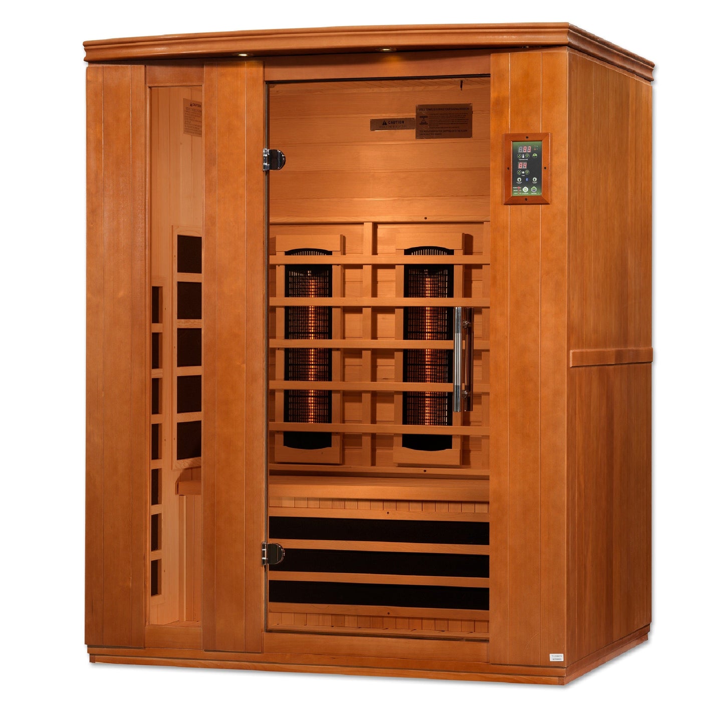 Dynamic Saunas DYN-6336-03-FS Dynamic "Lugano" 3-Person Full Spectrum Infrared Sauna