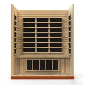Dynamic Saunas DYN-6440-01 Dynamic "Bergamo" 4 Person Low EMF Far Infrared Sauna