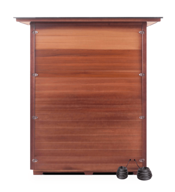 Enlighten Diamond 2-Person Indoor Hybrid Sauna - both Infrared and Traditional heating